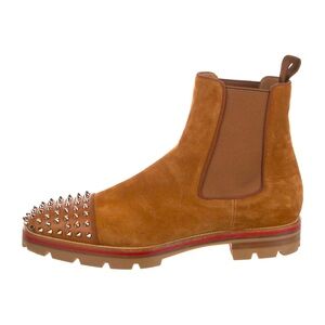 Christian Louboutin Melon Spikes Chelsea Boots 40